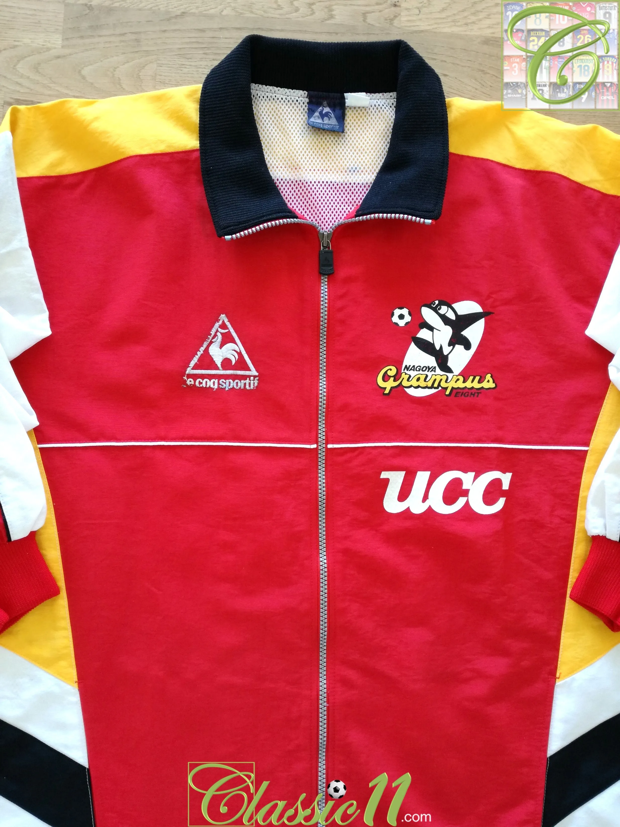 1992 Nagoya Grampus Eight Player Issue Track Jacket (L)