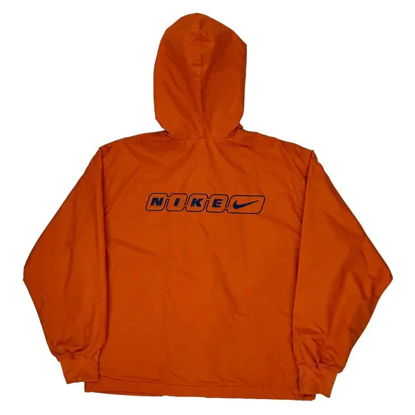 Age 10-12 Nike Track Jacket - Small Orange Polyester