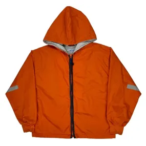 Age 10-12 Nike Track Jacket - Small Orange Polyester