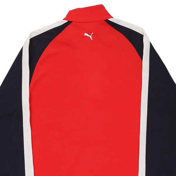 Age 14 Puma Track Jacket - XL Red Polyester