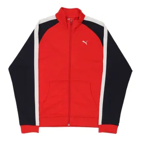 Age 14 Puma Track Jacket - XL Red Polyester