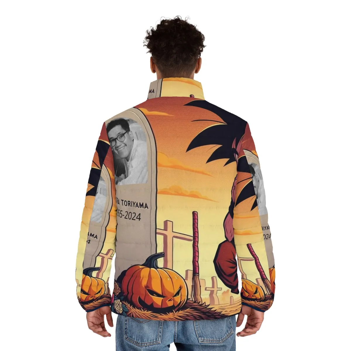 Akira Toriyama Inspired Dragon Ball Z Puffer Jacket