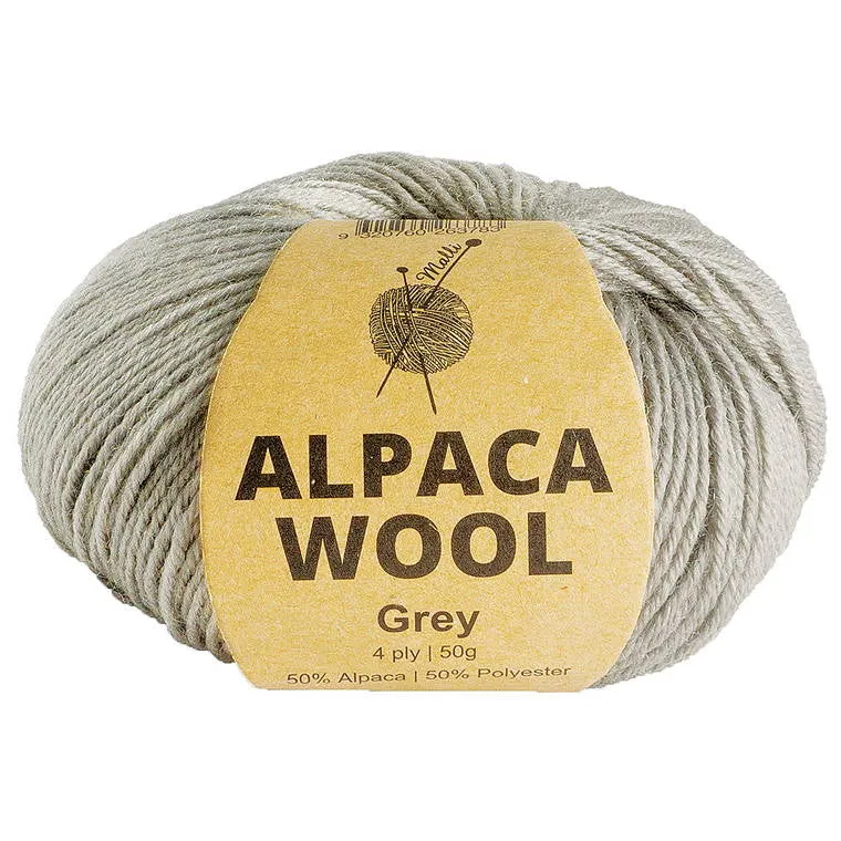 Alpaca Wool, Grey