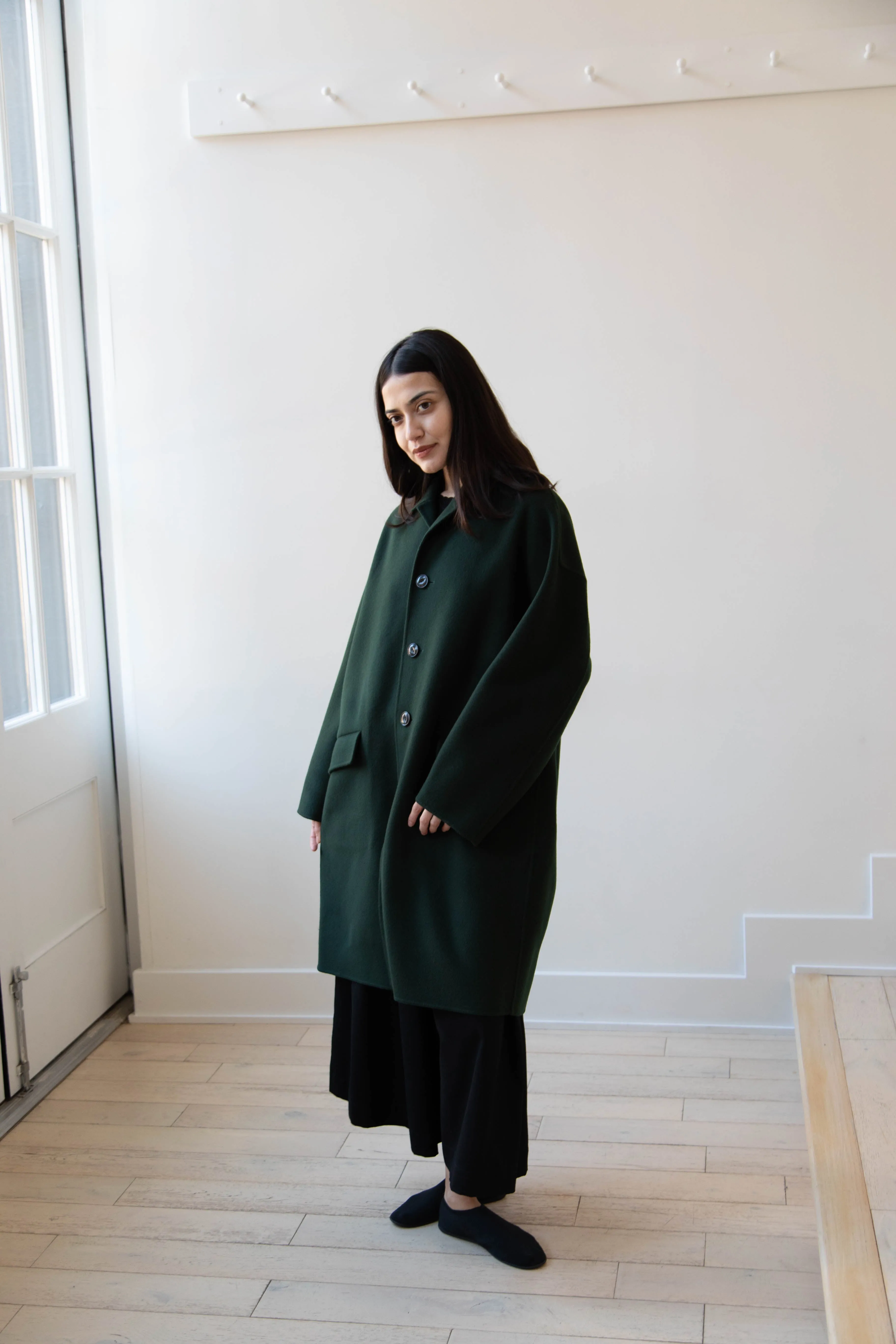 Arts & Science | Grandpa Coat in Jungle Green