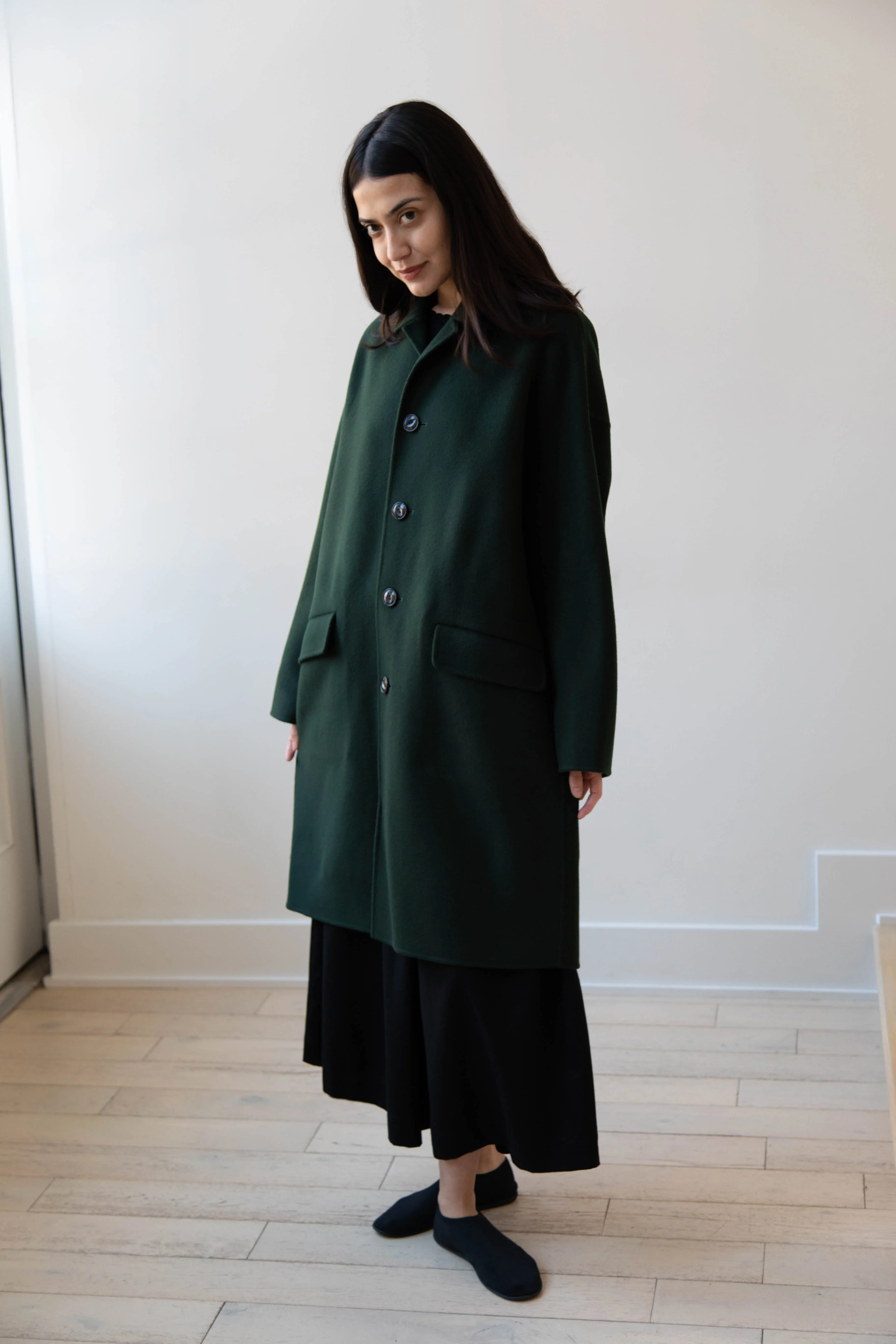 Arts & Science | Grandpa Coat in Jungle Green