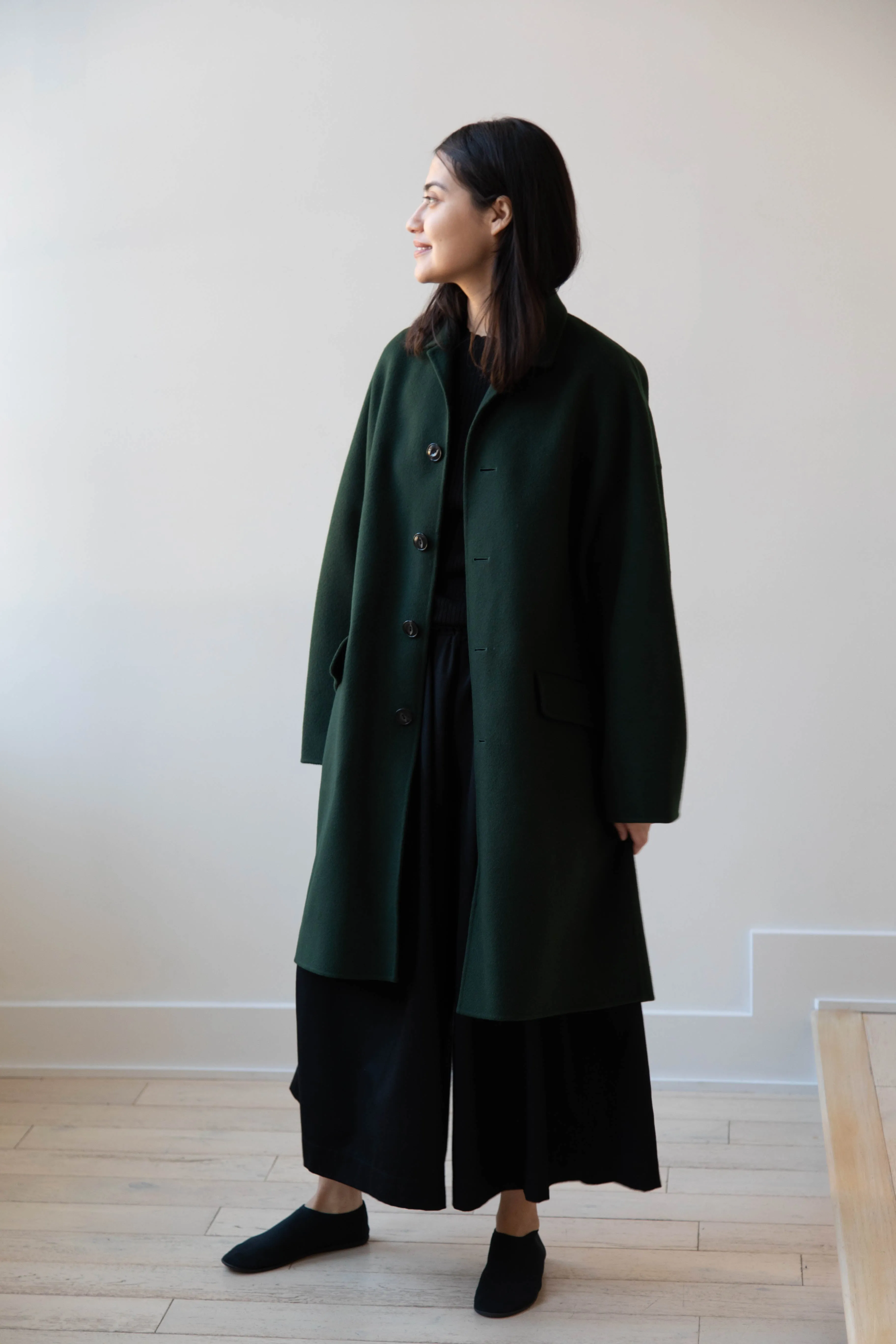 Arts & Science | Grandpa Coat in Jungle Green