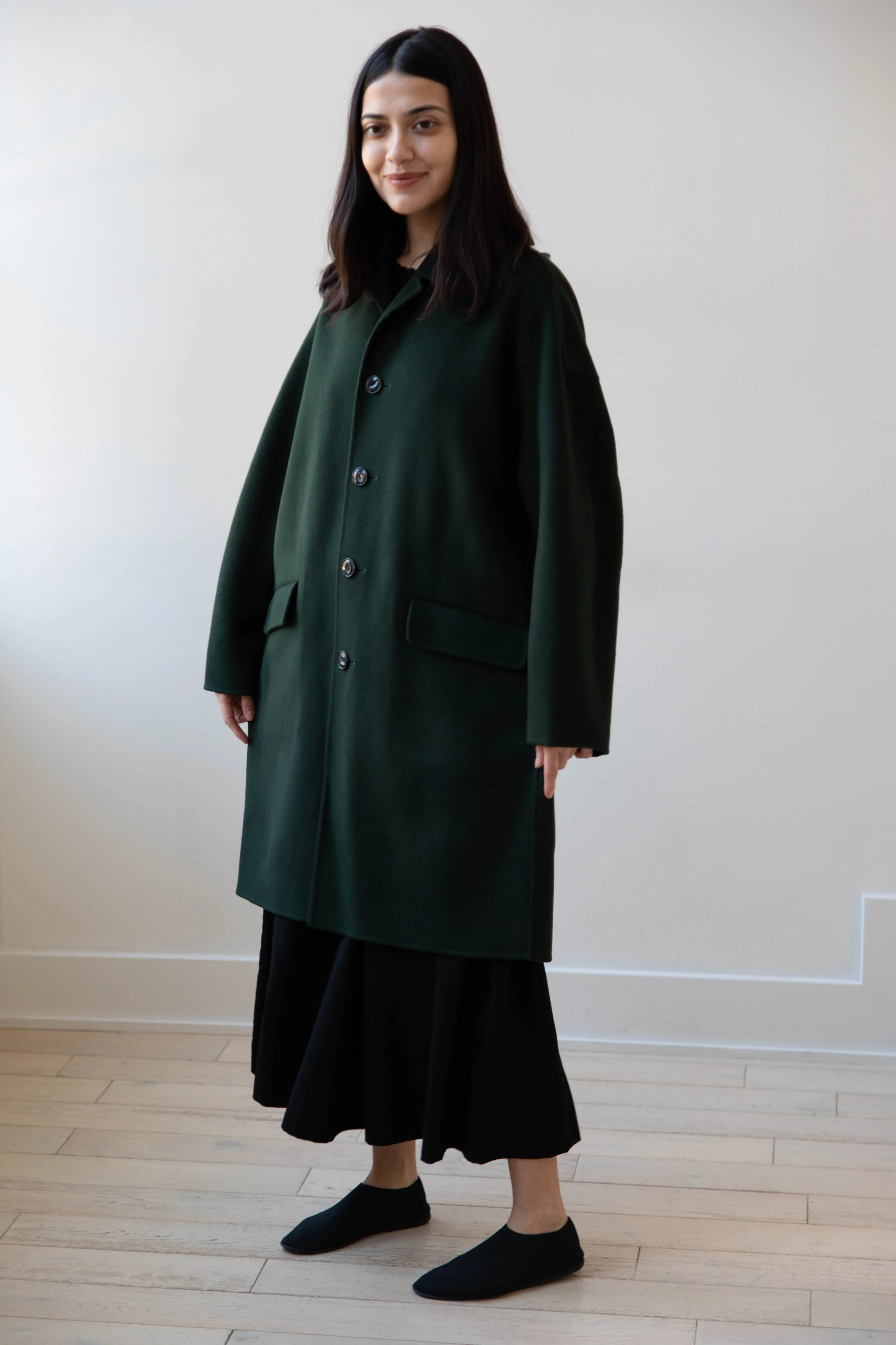 Arts & Science | Grandpa Coat in Jungle Green