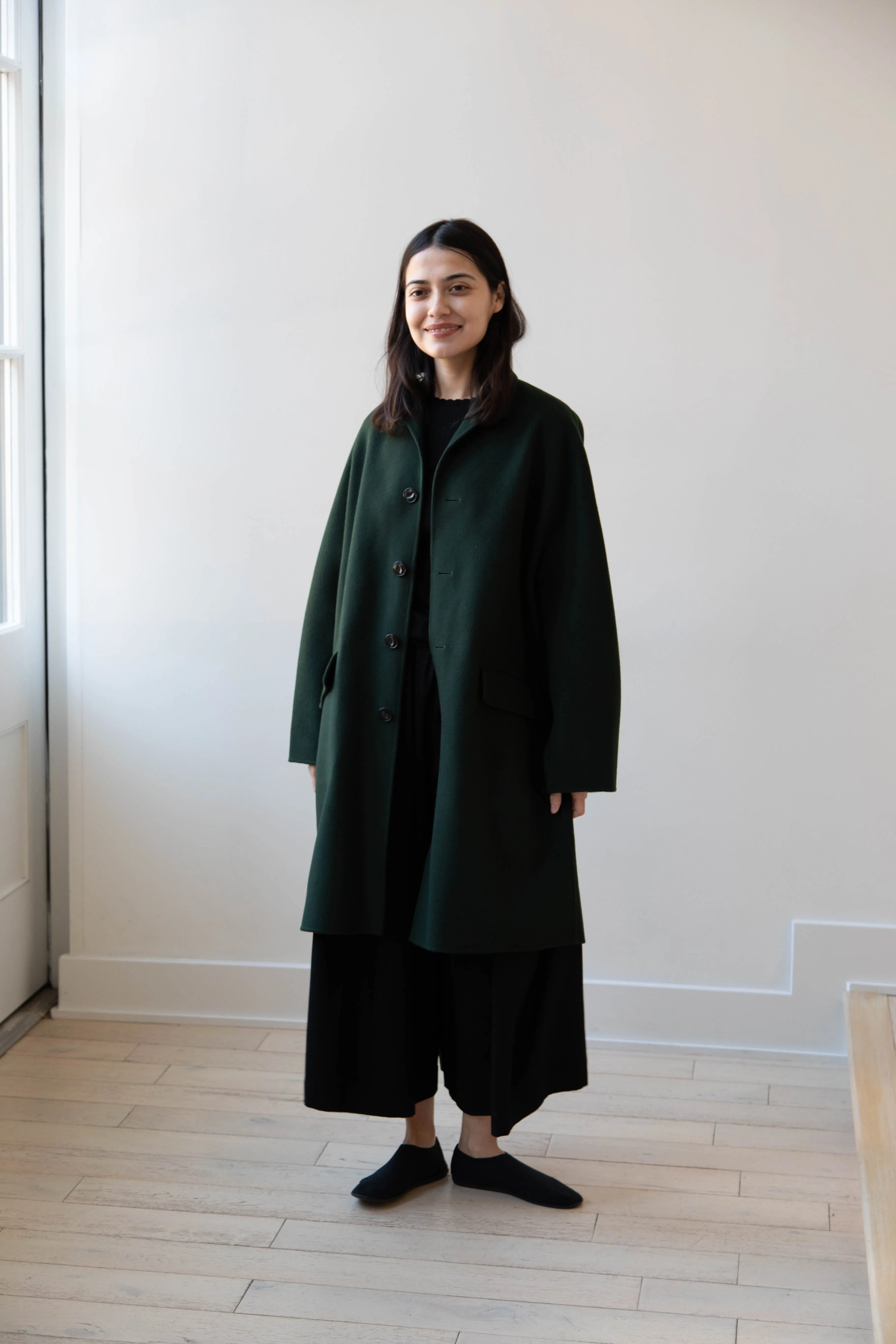 Arts & Science | Grandpa Coat in Jungle Green