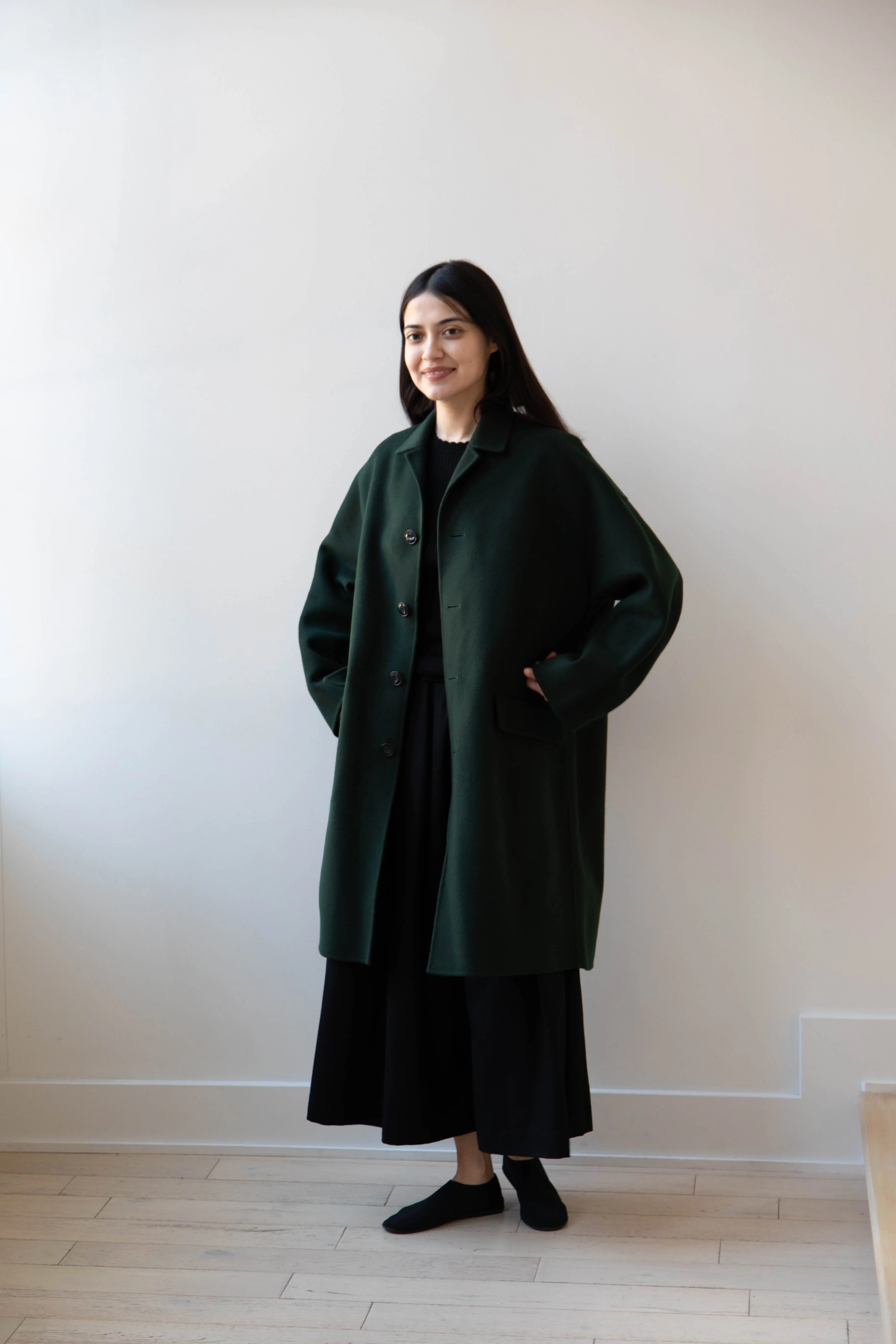 Arts & Science | Grandpa Coat in Jungle Green