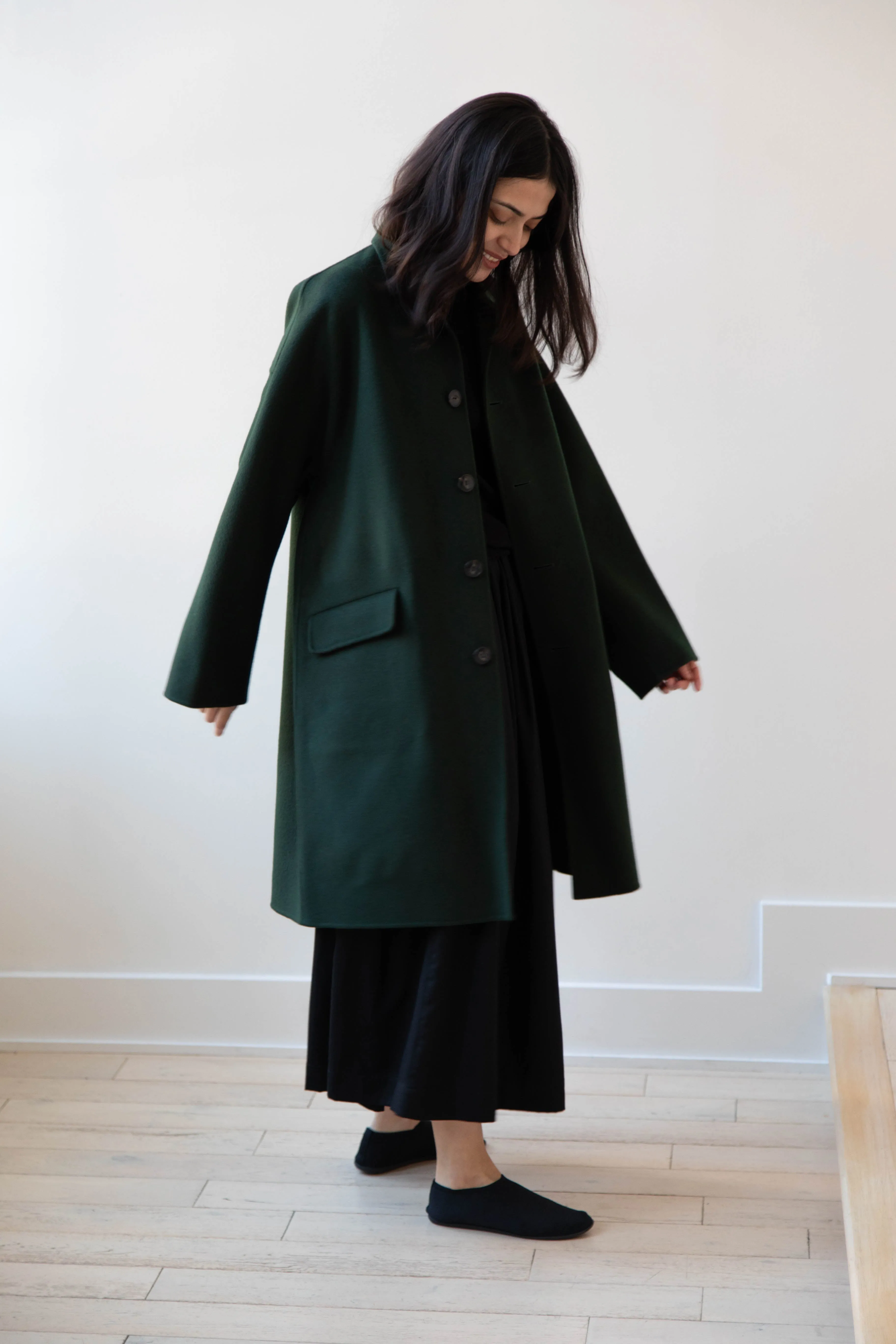 Arts & Science | Grandpa Coat in Jungle Green