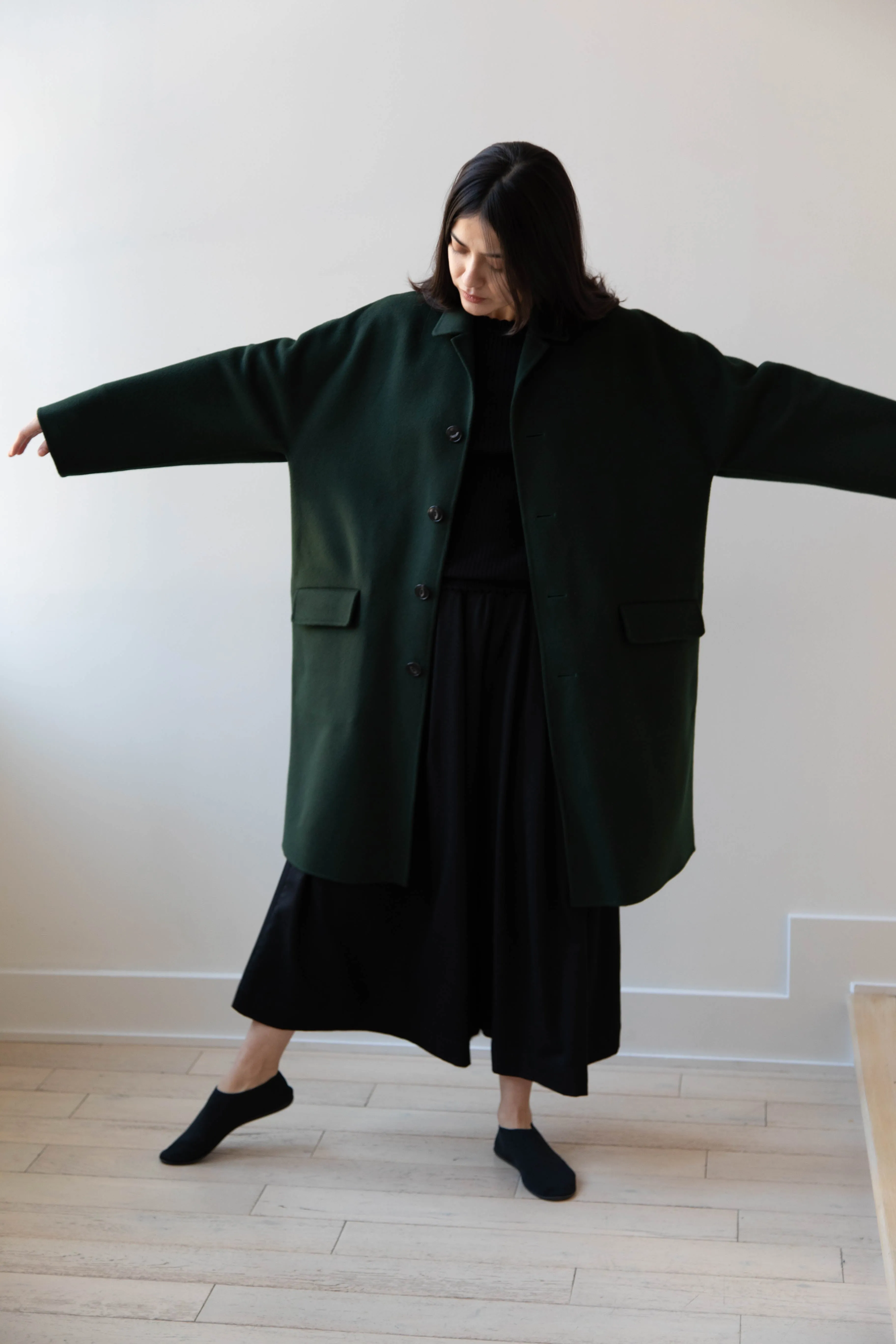 Arts & Science | Grandpa Coat in Jungle Green