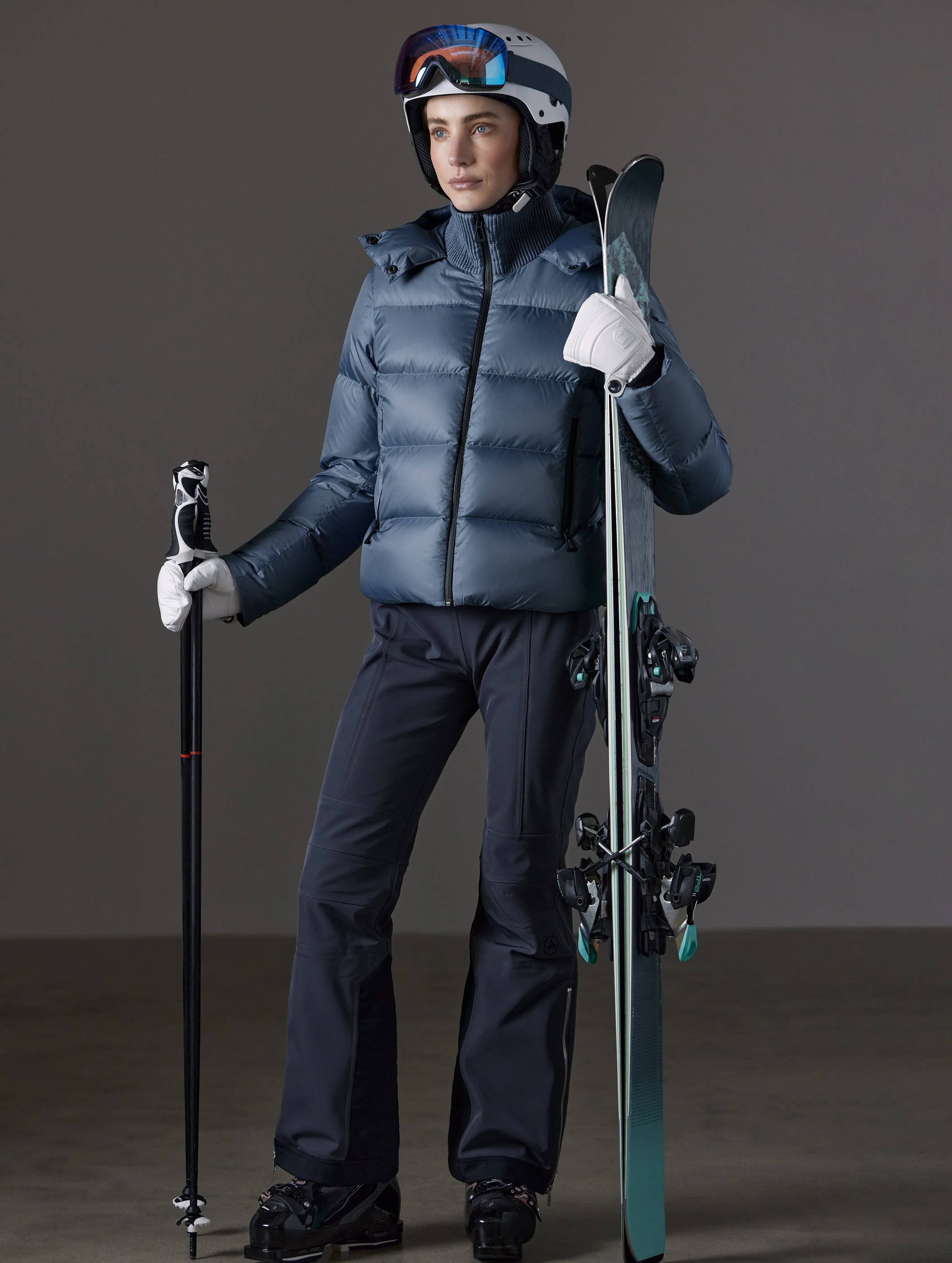 Aura Puffer Jacket - Portal Blue