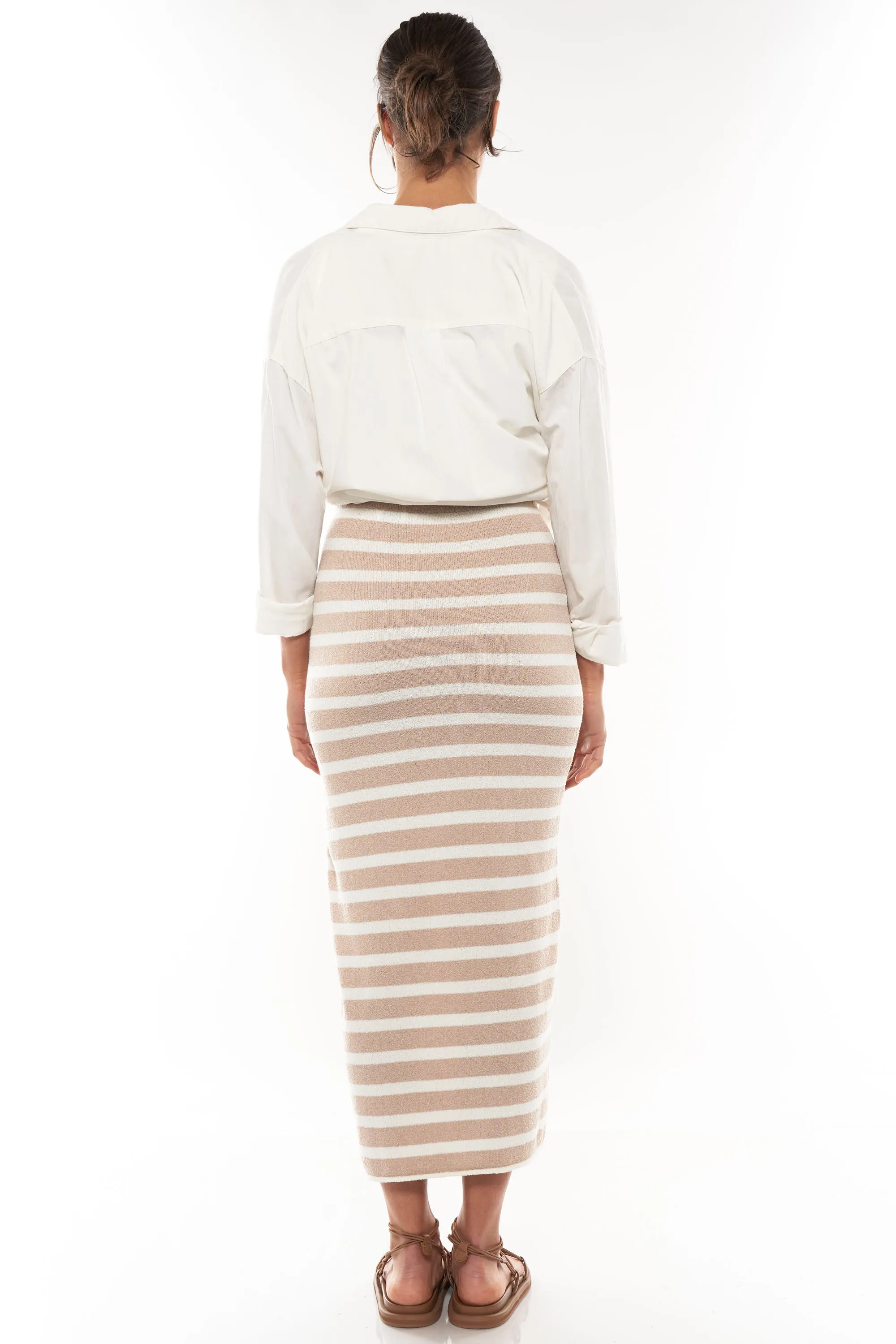 Away We Go Split Midi Skirt