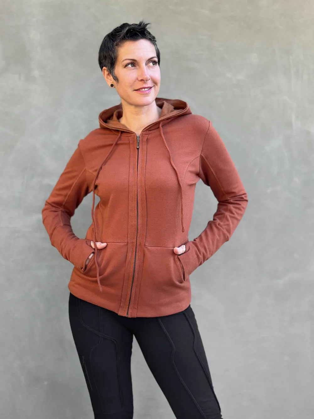 Bamboo Fleece Zipper Hoodie Jacket