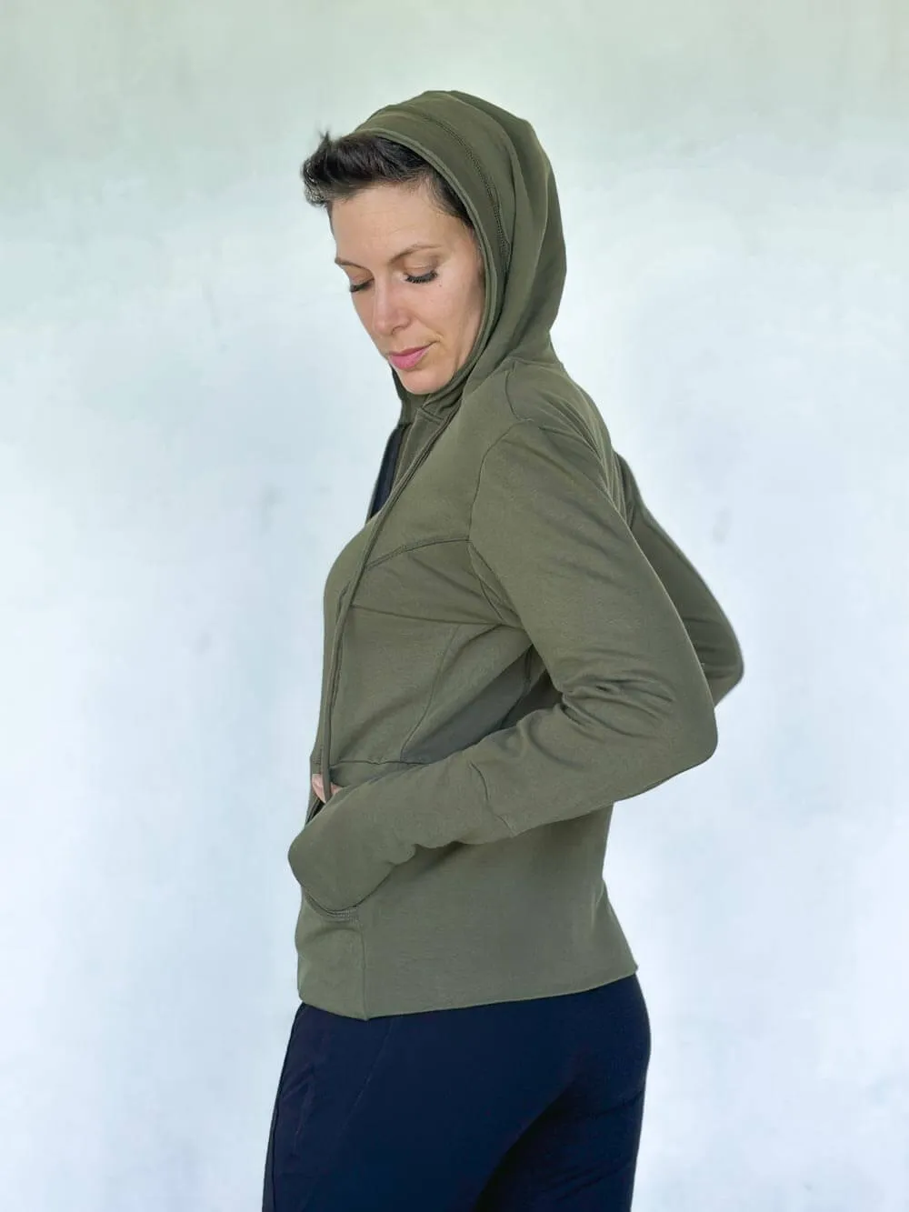 Bamboo Fleece Zipper Hoodie Jacket