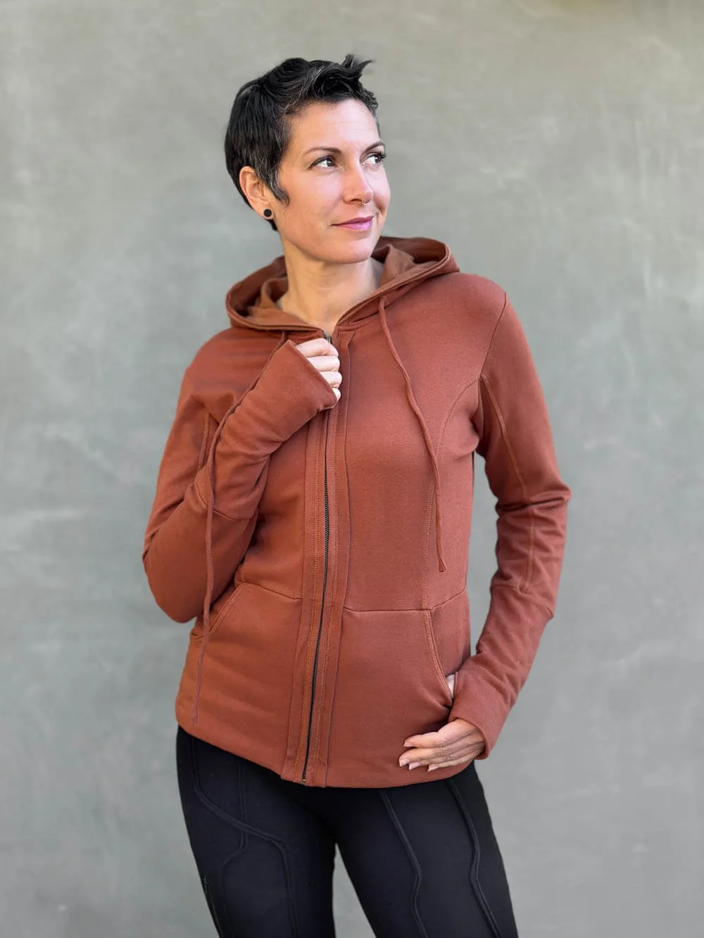 Bamboo Fleece Zipper Hoodie Jacket