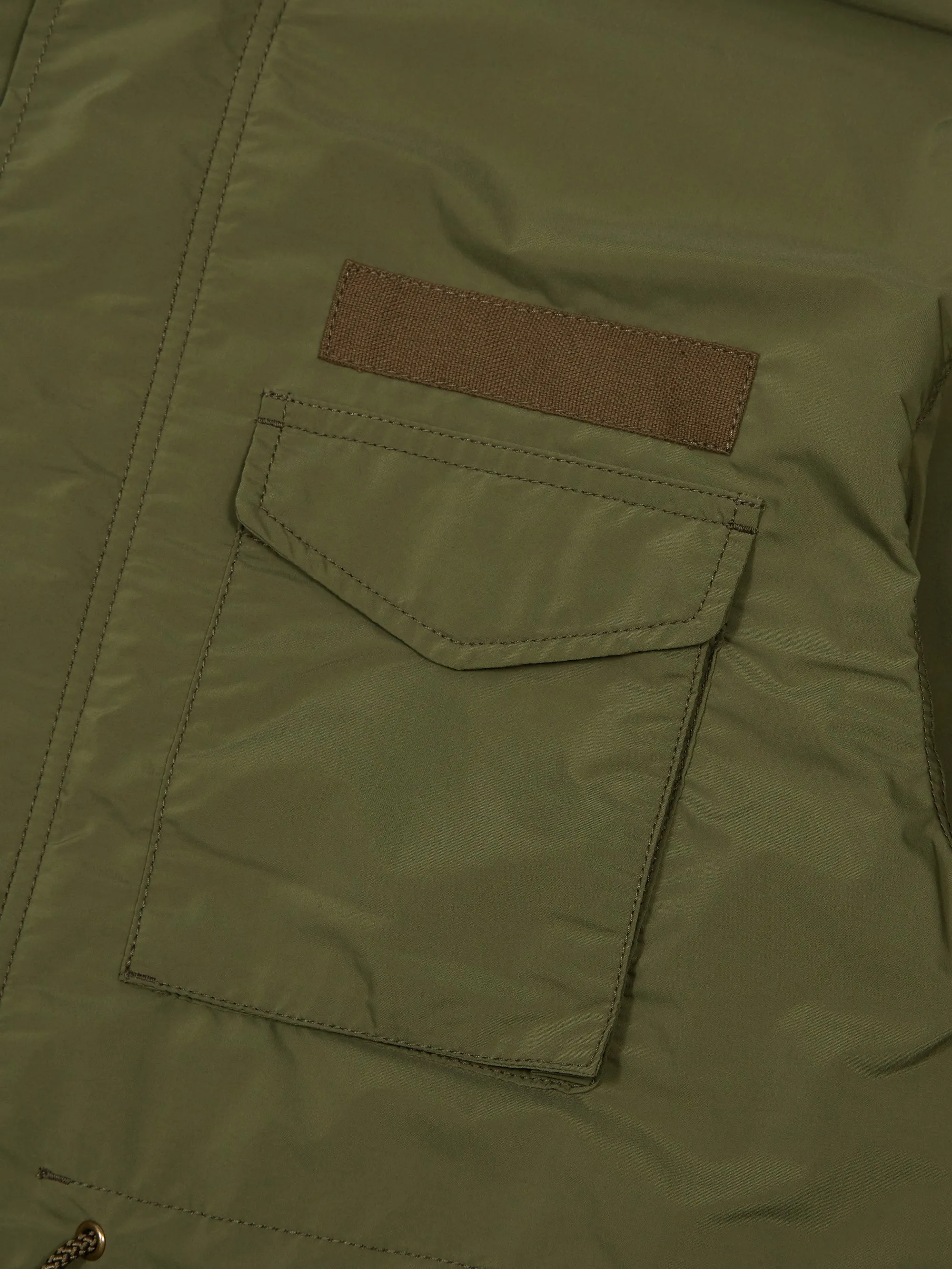 Beams Boy Solotex Military Jacket - Olive