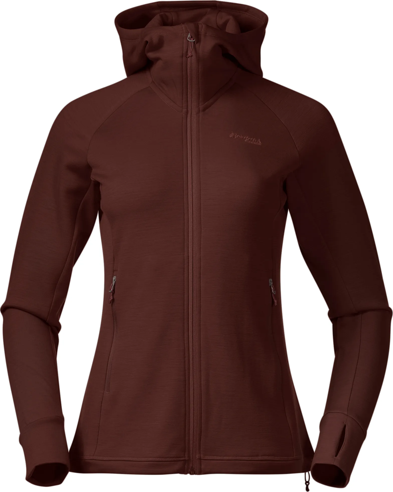 Bergans Women&#x27;s Ulstein Wool Hood Jacket Amarone Red | Buy Bergans Women&#x27;s Ulstein Wool Hood Jacket Amarone Red here | Outnorth