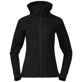 Bergans Women&#x27;s Ulstein Wool Hood Jacket Black | Buy Bergans Women&#x27;s Ulstein Wool Hood Jacket Black here | Outnorth