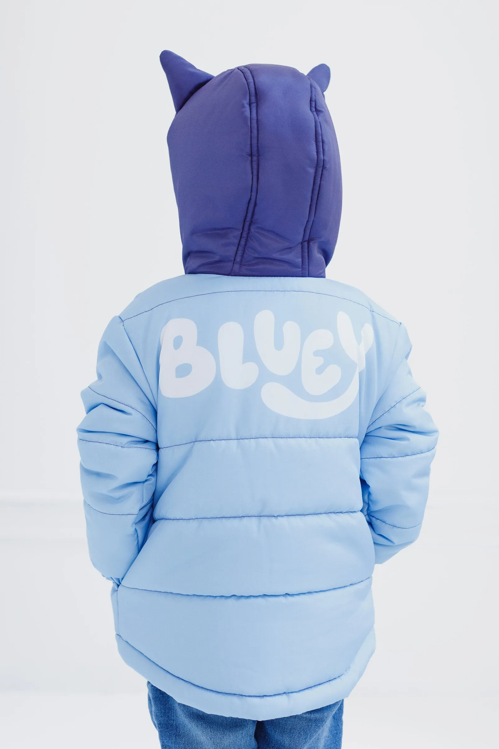 Bluey Zip Up Cosplay Winter Coat Puffer Jacket