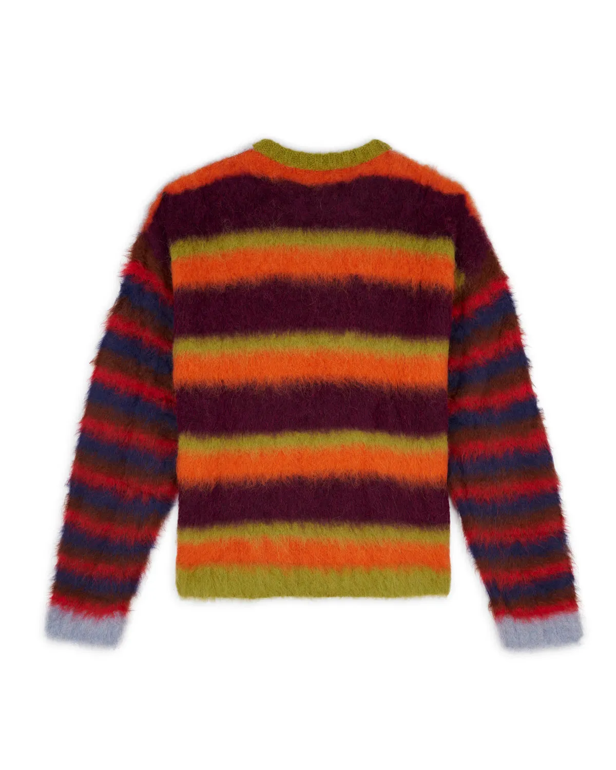 Blurry Lines Alpaca Crewneck Sweater - Multi