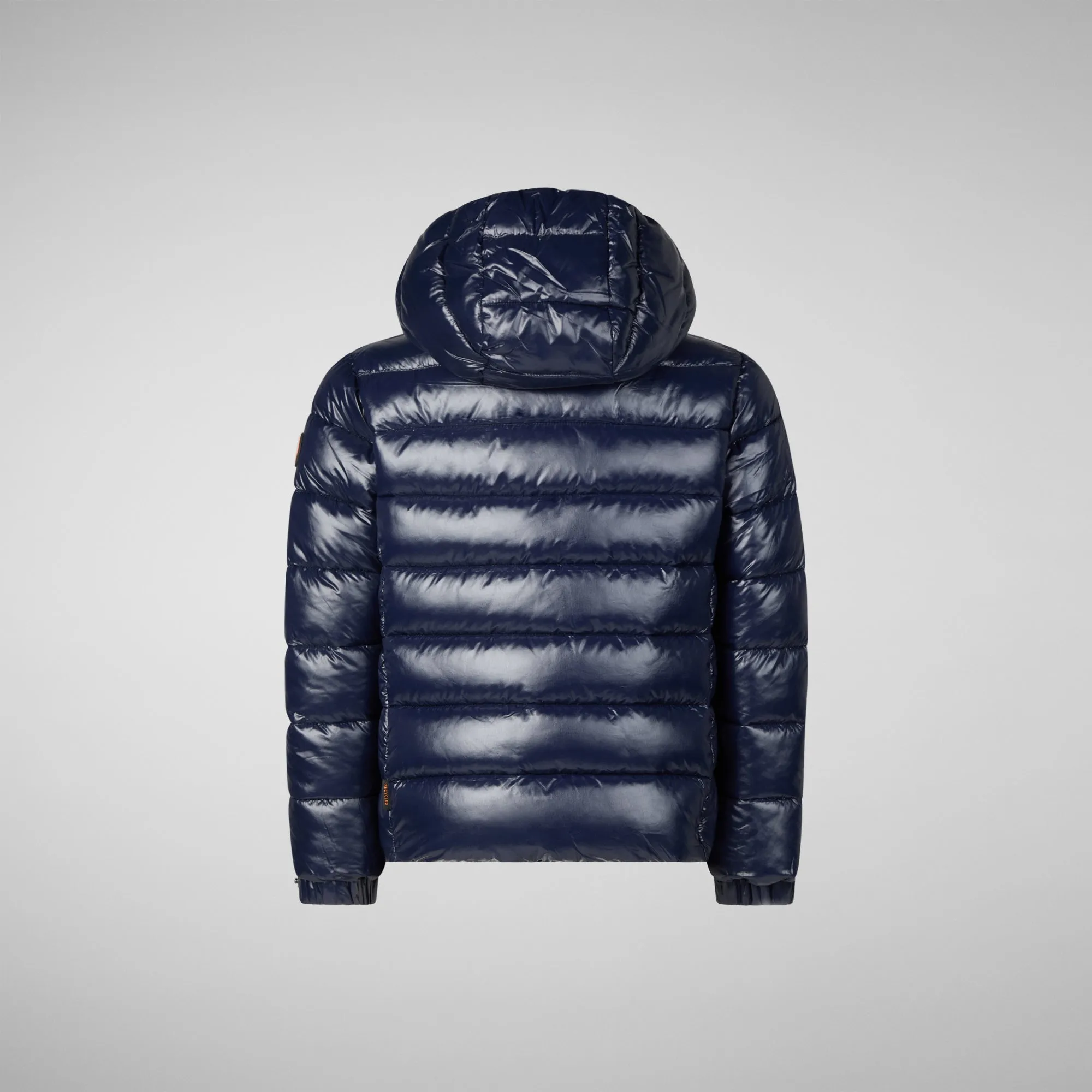 Boys' animal free puffer jacket Niles in blue black