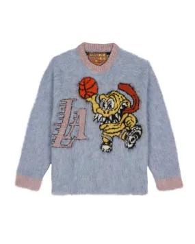 Brain Dead x NBA Los Angeles Lakers Alpaca Sweater - Ice