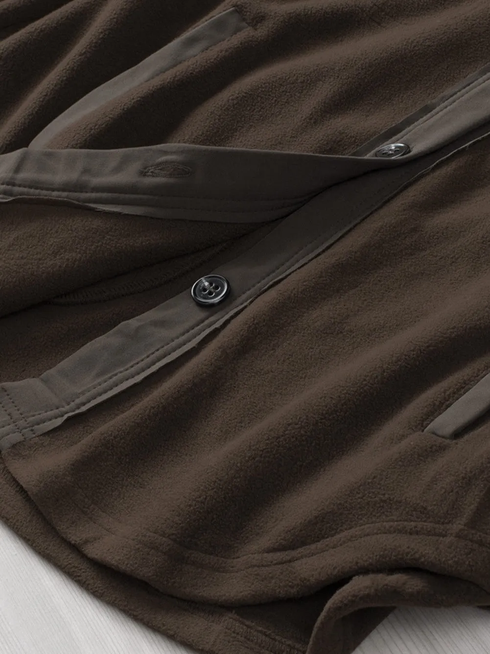 Brown Polar Fleece Jacket