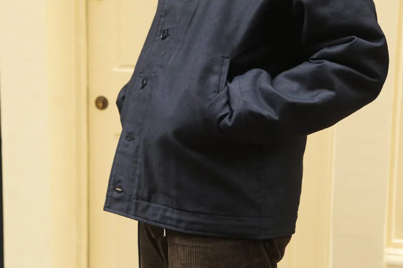 BUZZ RICKSON'S TYPE N-1 DECK JACKET DEMOTEX NAVY