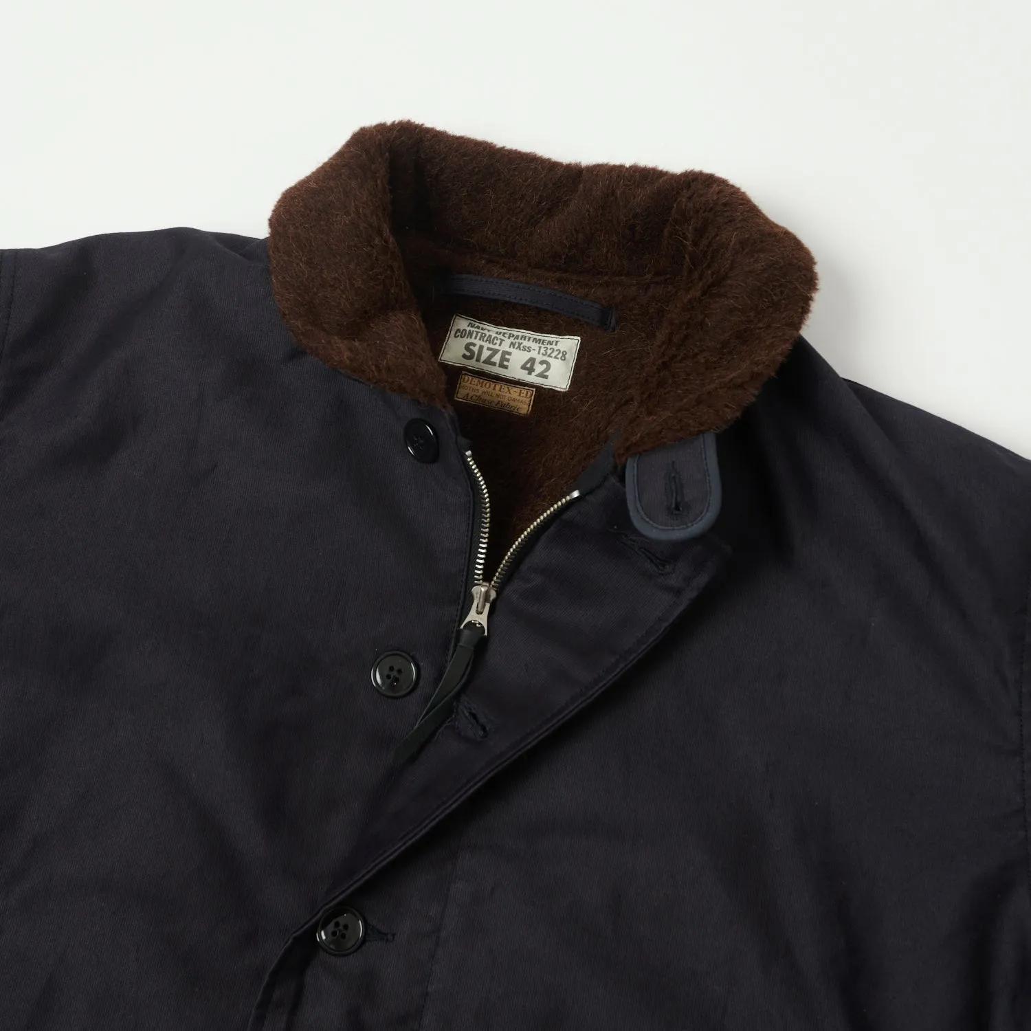 Buzz Rickson's Type N-1 Deck Jacket - Navy Demotex