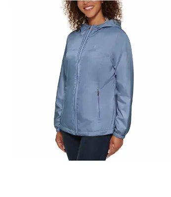 Calvin Klein Ladies' Fleece Lined Windbreaker Chalk