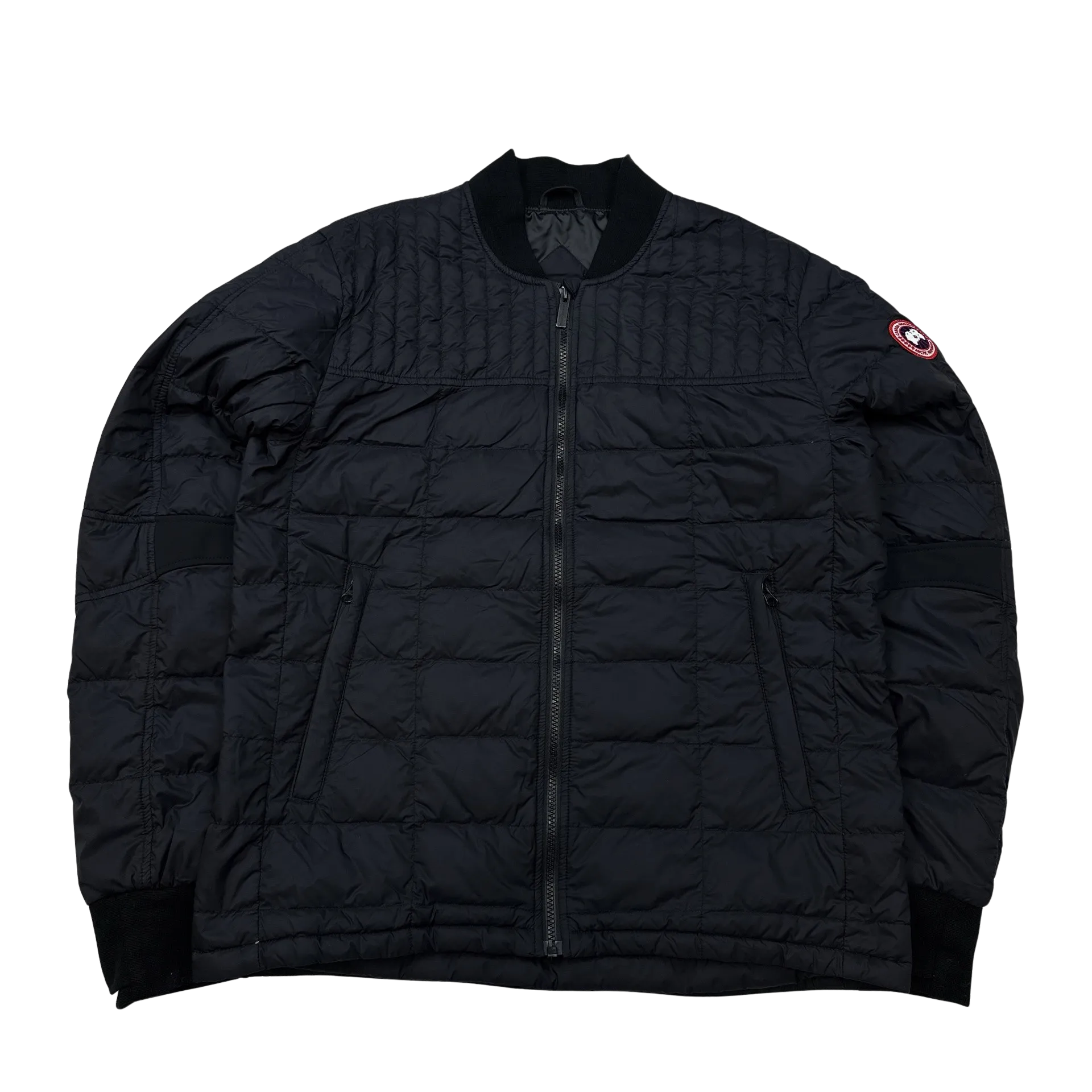 Canada Goose Black Down Bomber Jacket -XL