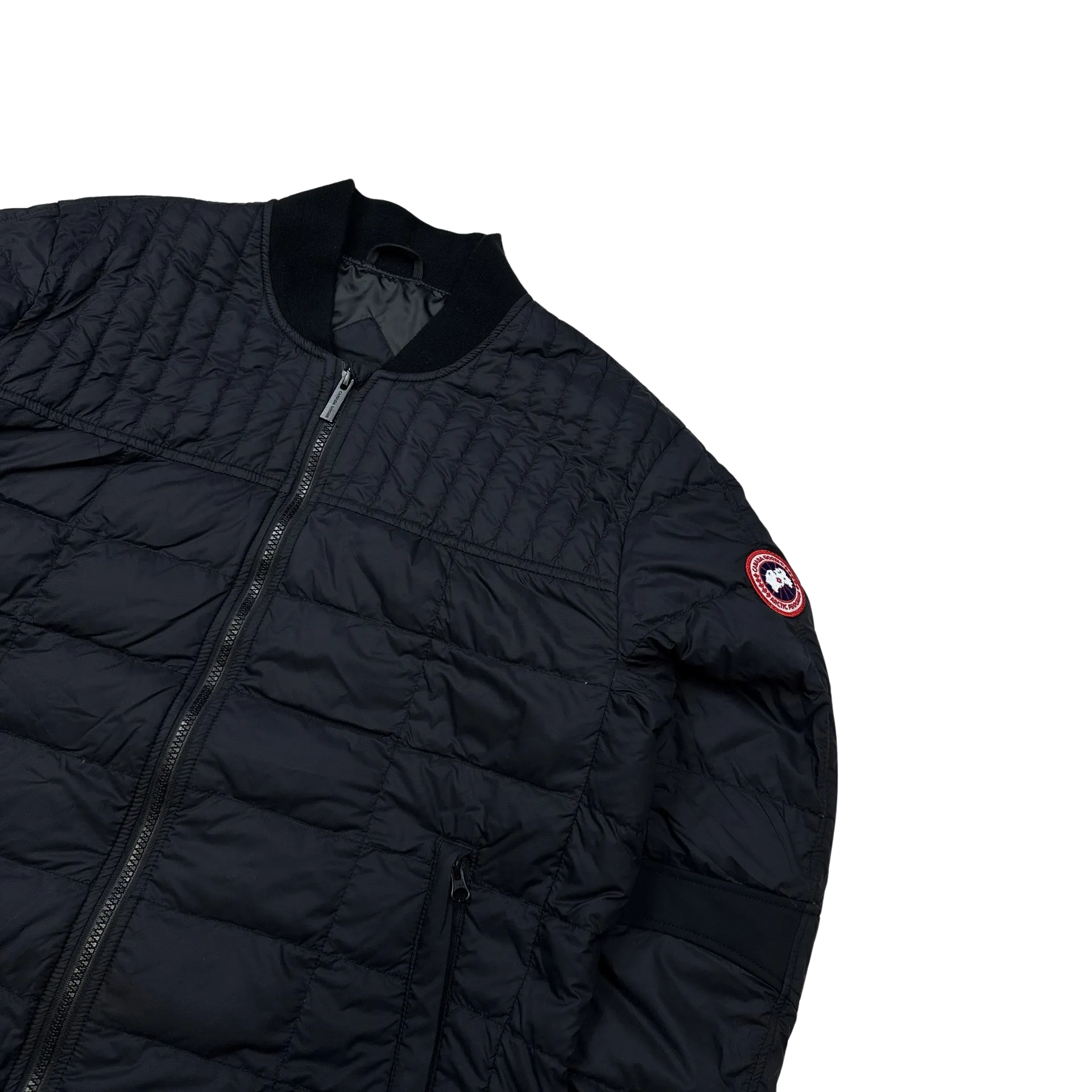 Canada Goose Black Down Bomber Jacket -XL