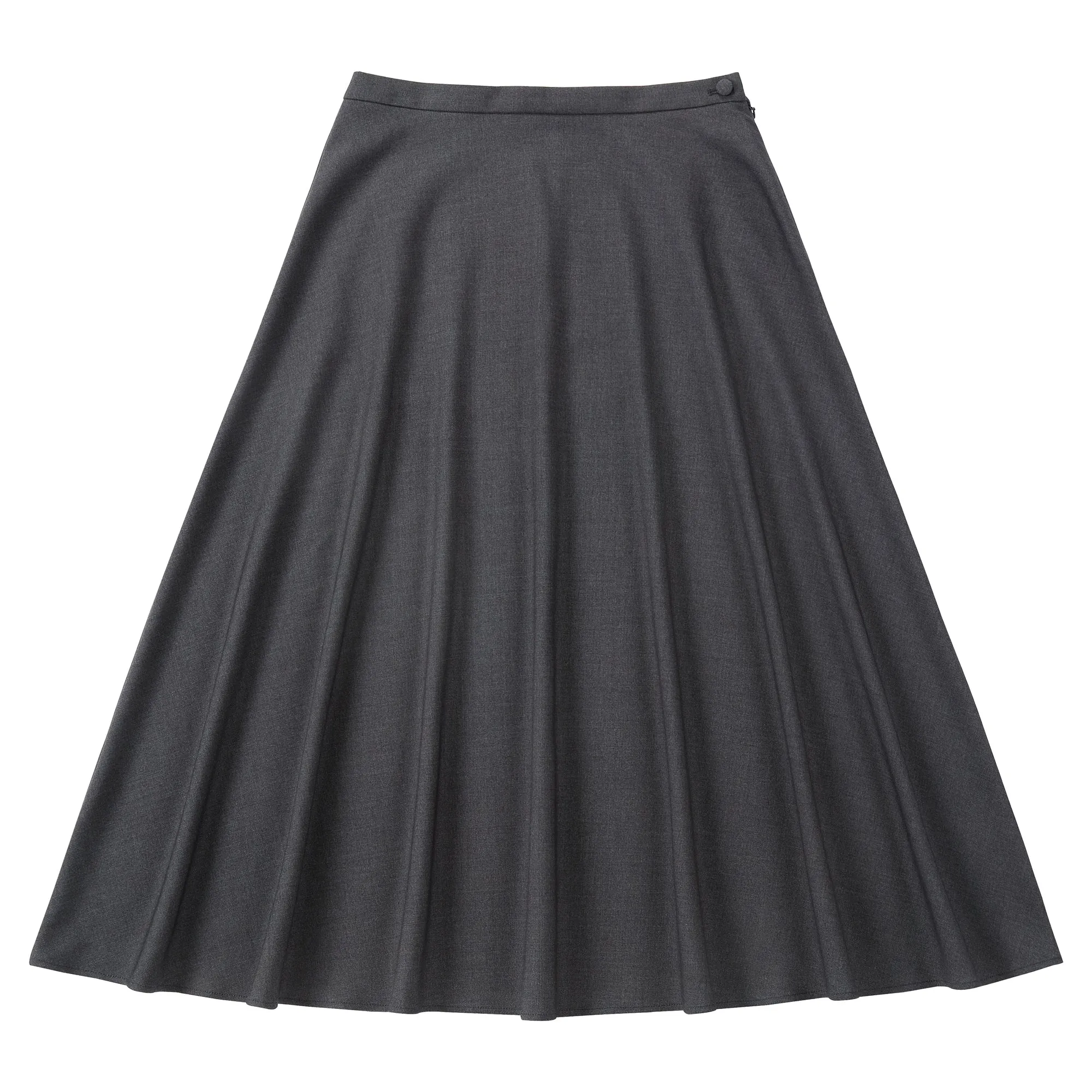 Charcoal A-Line Skirt