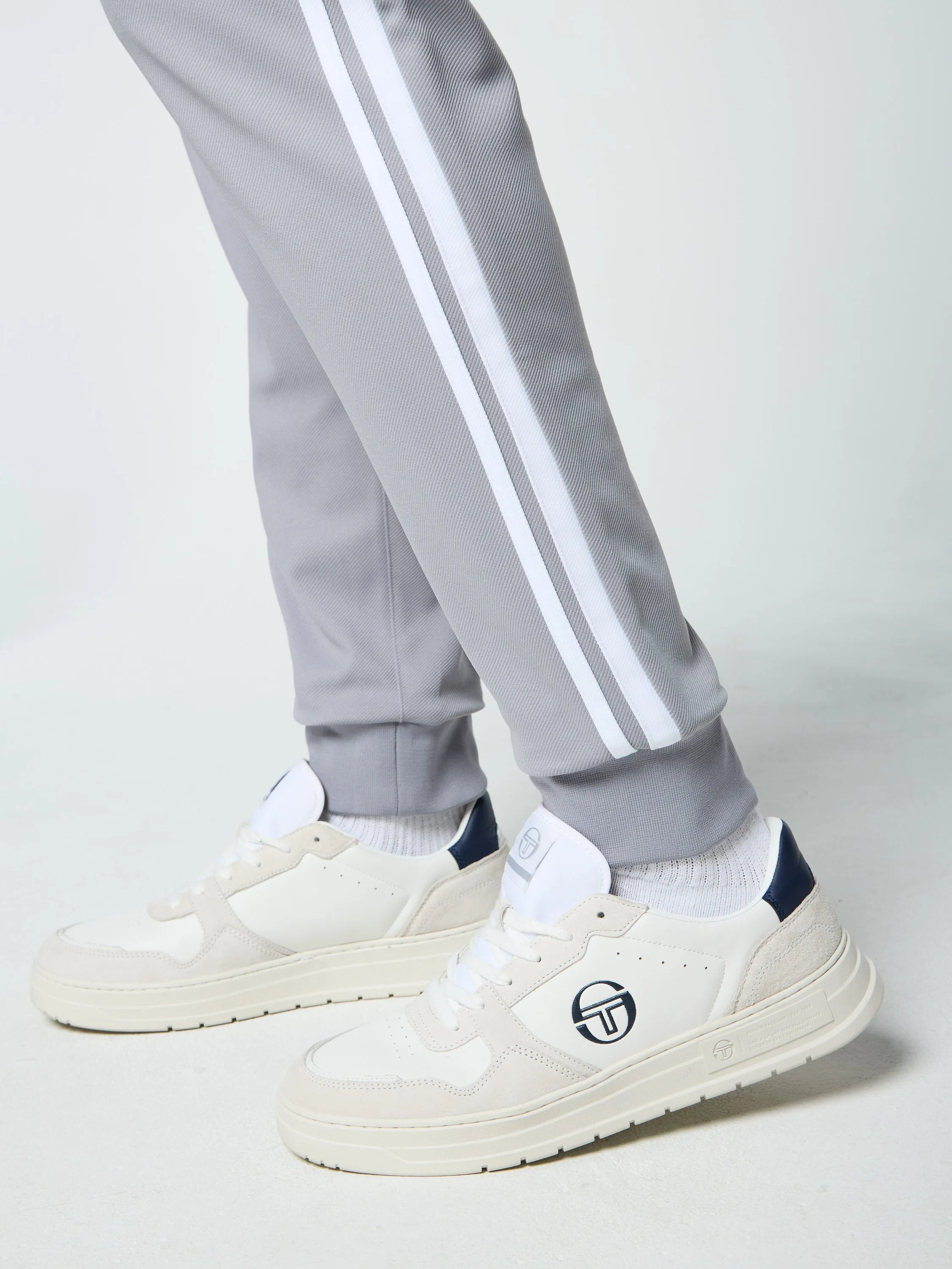 Damarindo Track Pant Archivio- Sleet/ White