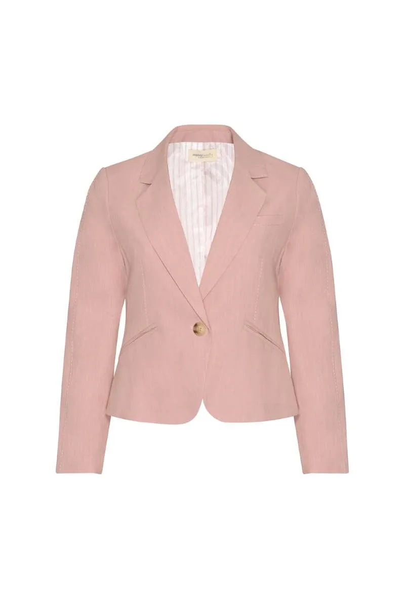 Dart Jacket in Blush MS1306 by Madly Sweetly