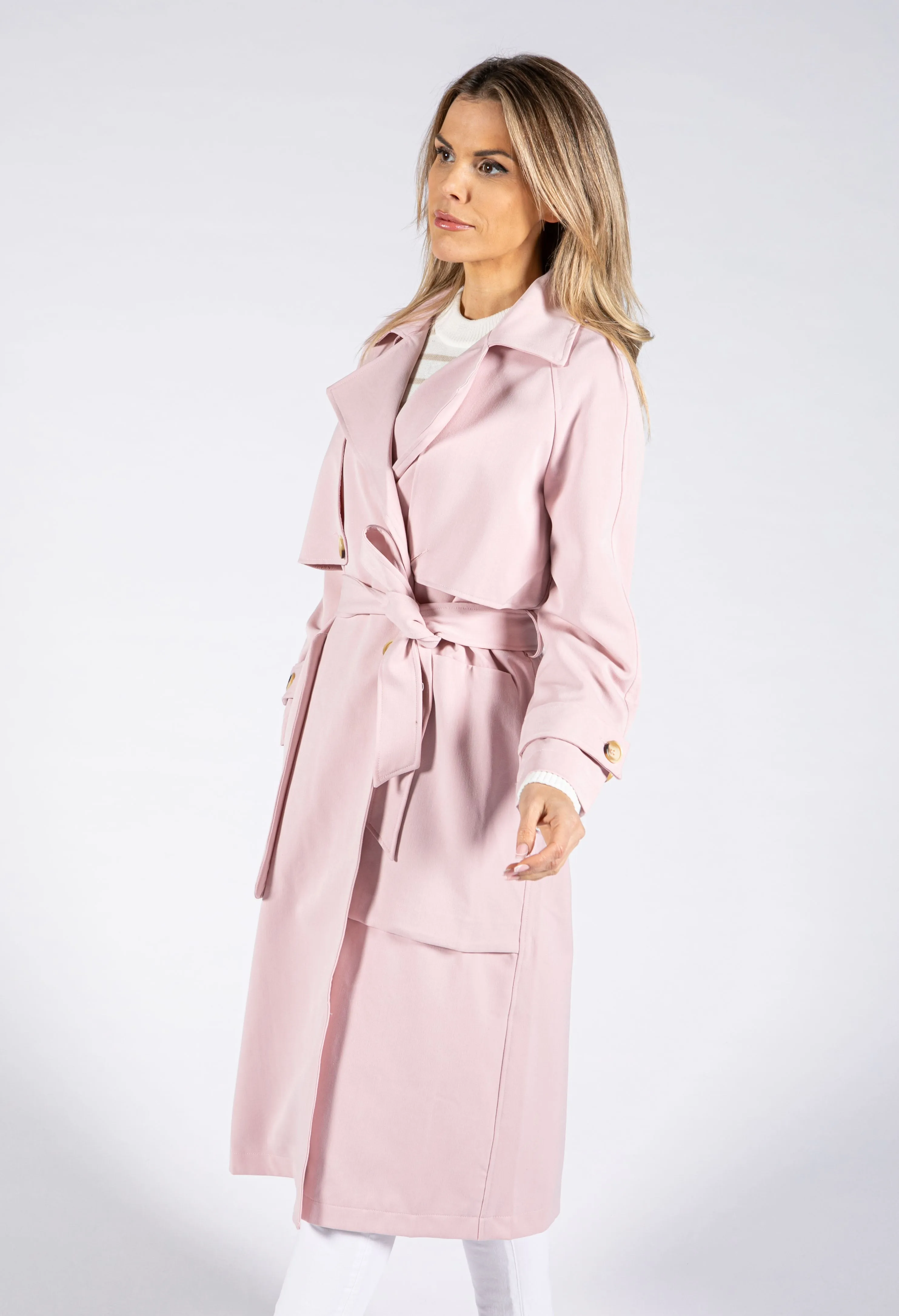 Double Breasted Trench Coat-1