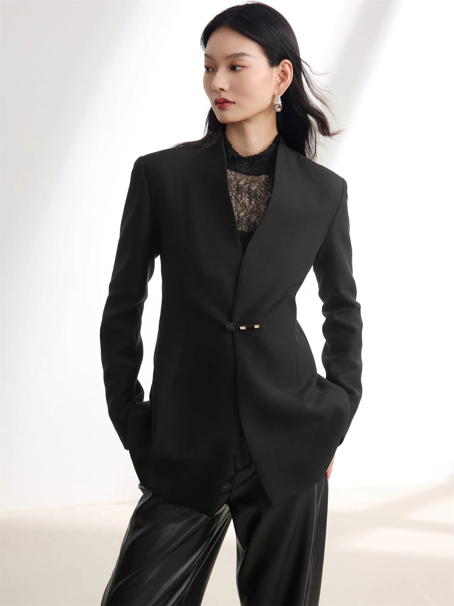 EP YAYING Mandarin Collar Suit