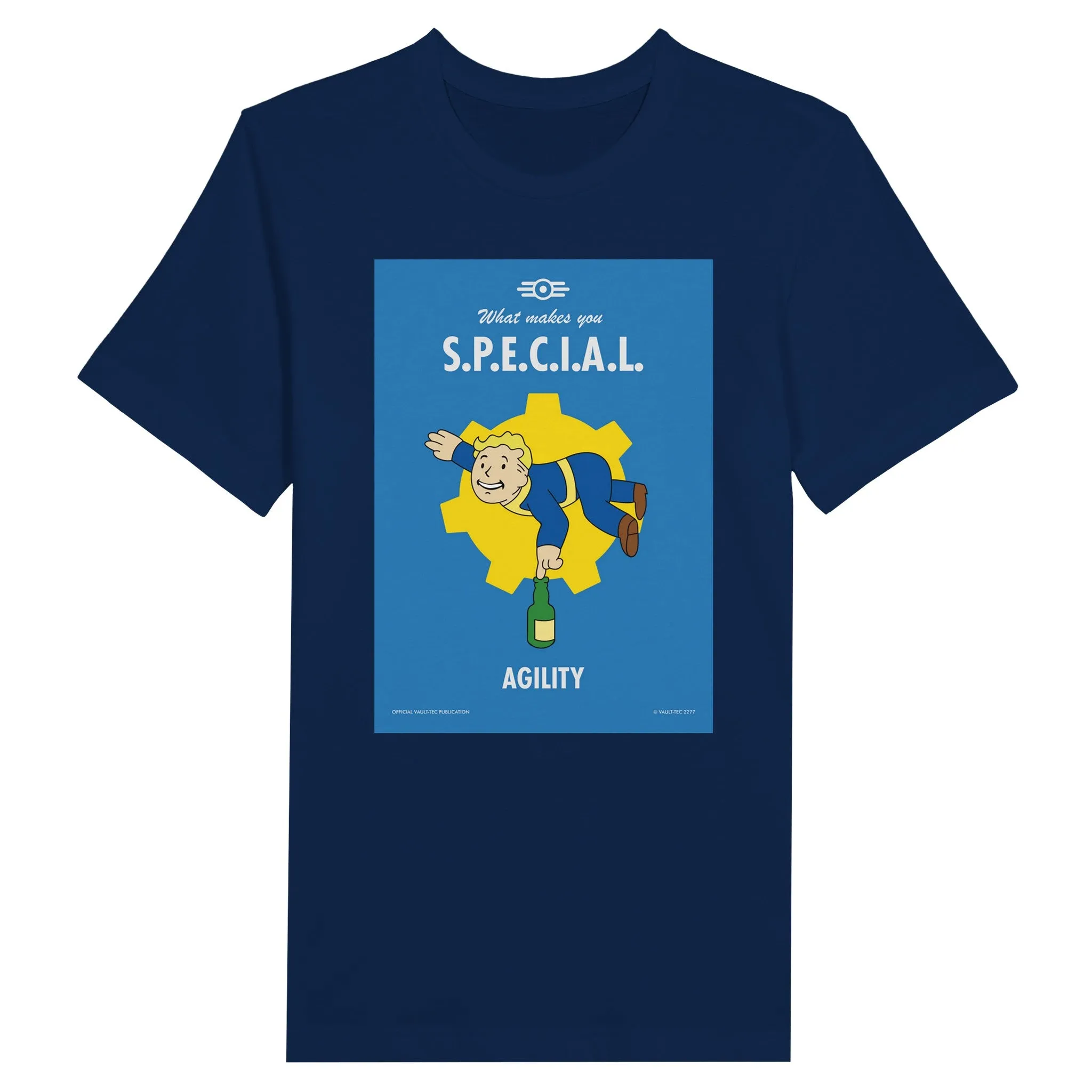 Fallout T-shirt - What Makes You S.P.E.C.I.A.L. Agility Artwork - Premium Unisex T-shirt