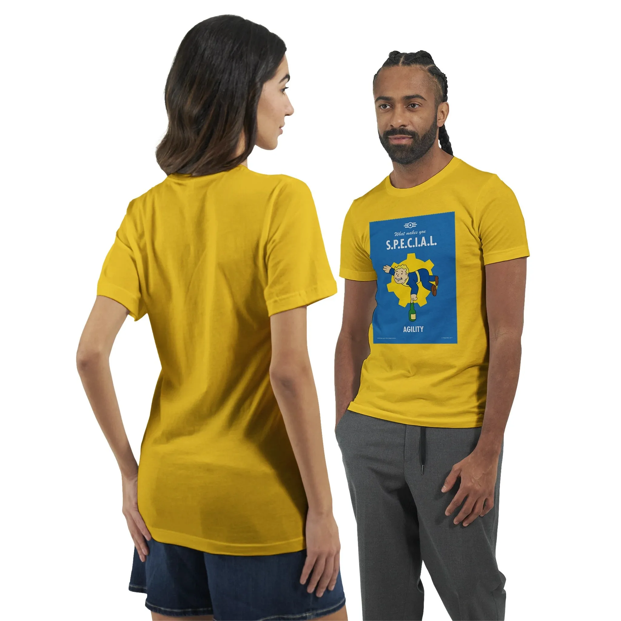 Fallout T-shirt - What Makes You S.P.E.C.I.A.L. Agility Artwork - Premium Unisex T-shirt