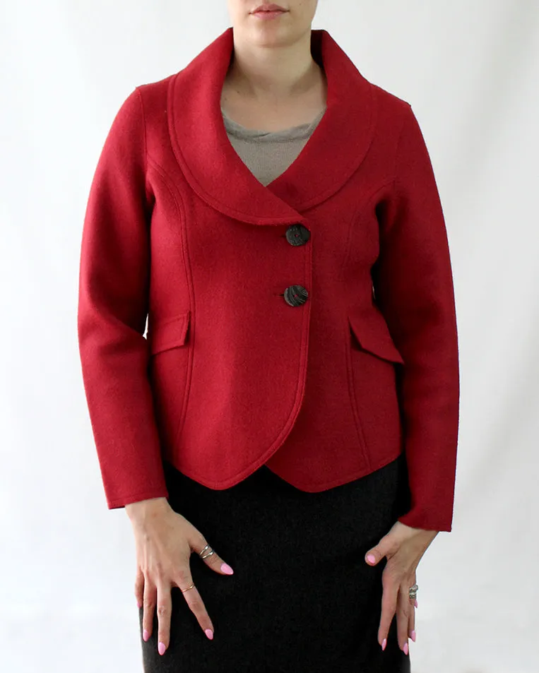 Gia Felted Alpaca Blazer Jacket