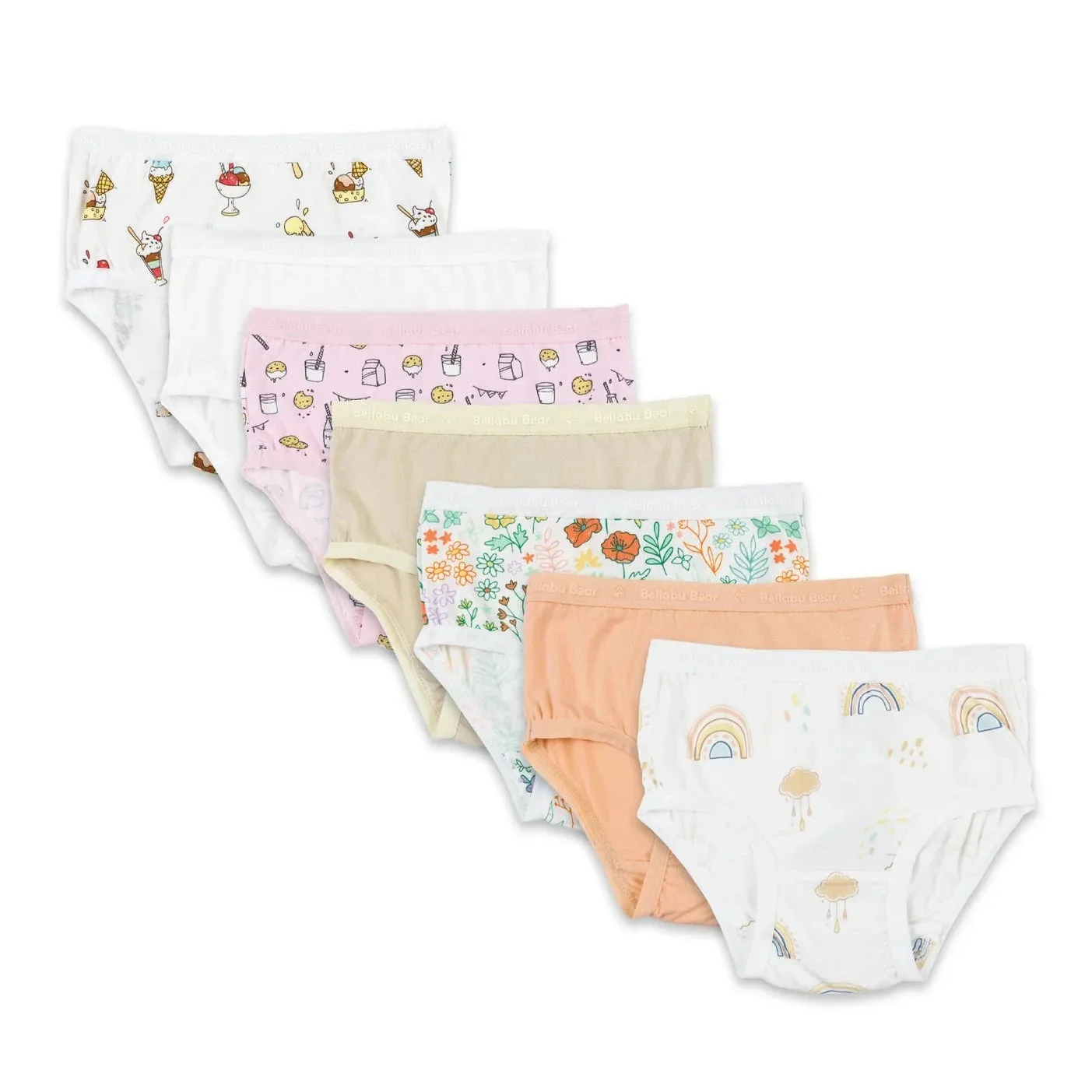 Girl's Bamboo Underwear 7-Pack