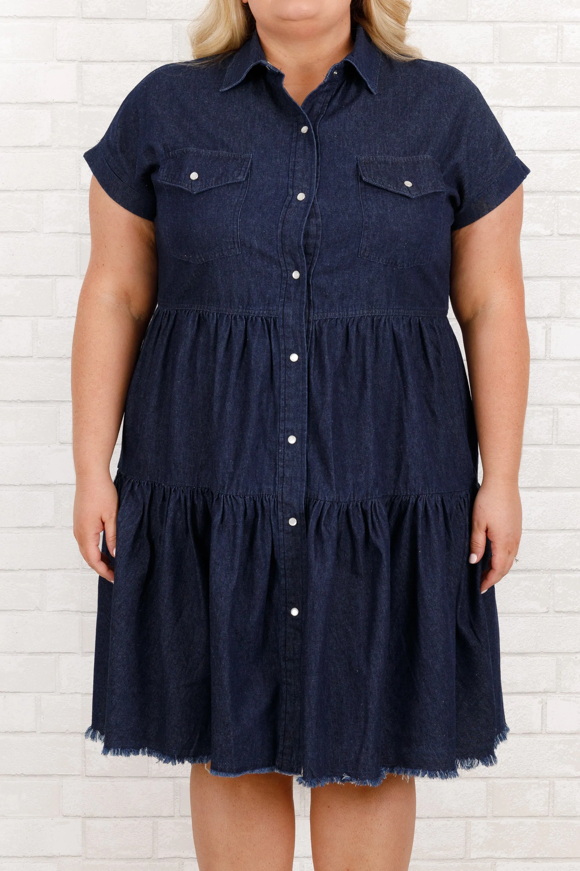 Heart in Your Hands Dress, Dark Denim