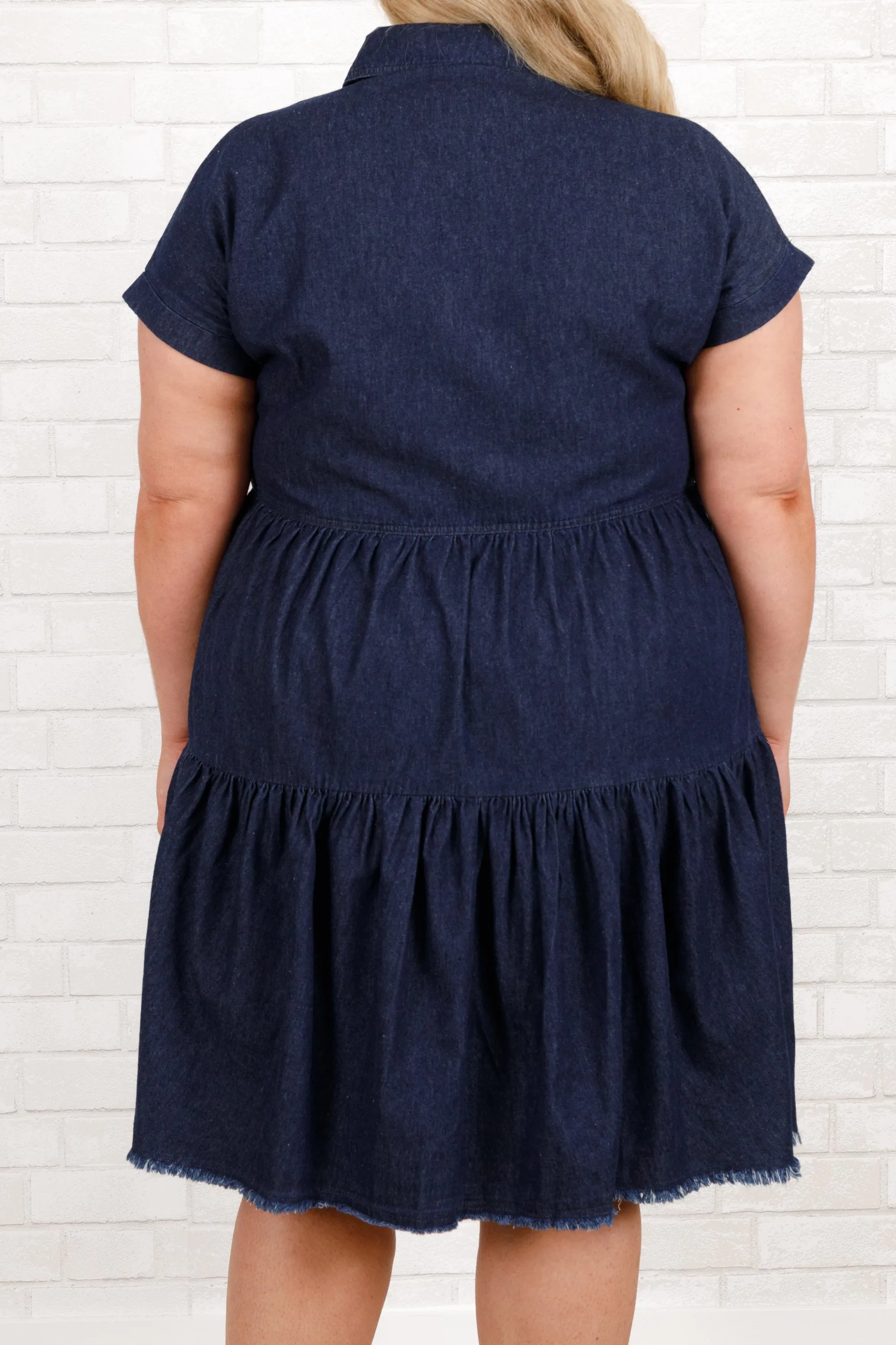 Heart in Your Hands Dress, Dark Denim