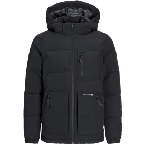 Jack & Jones Junior Black Eotto Puffer Jacket