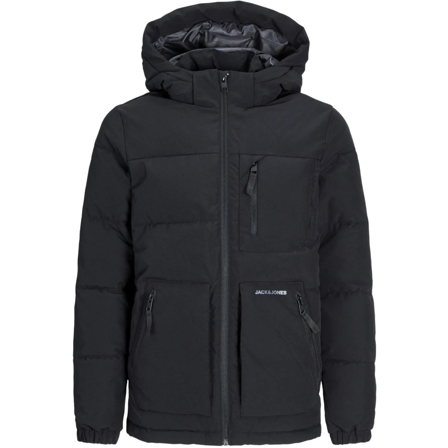 Jack & Jones Junior Black Eotto Puffer Jacket