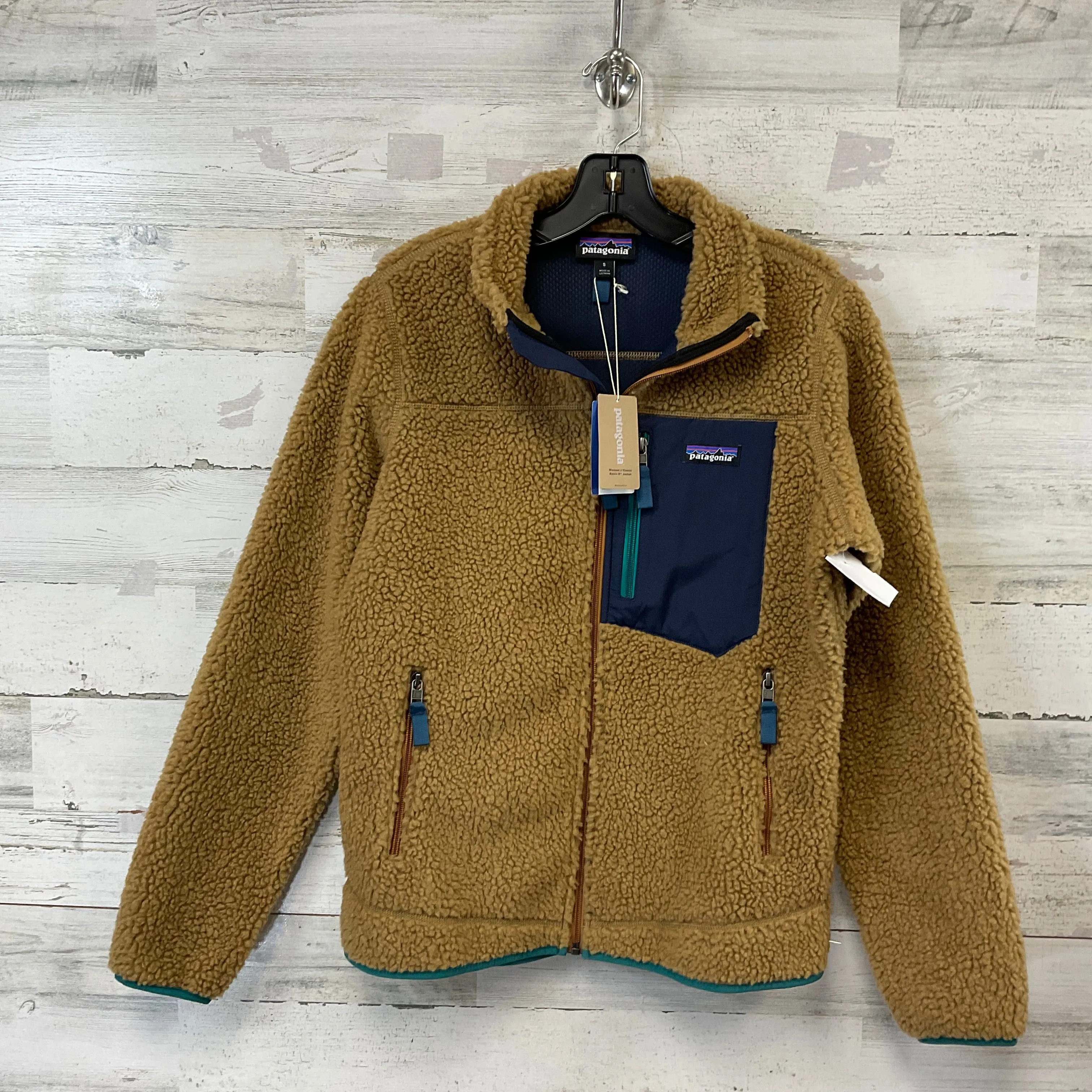 Jacket Fleece By Patagonia In Brown, Size: S