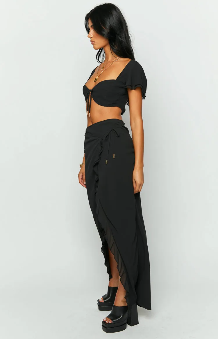 Jay Black Midi Skirt