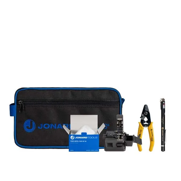 Jonard Tools - Fiber Optic Connector Clean and Prep Kit - Precision Cleaver