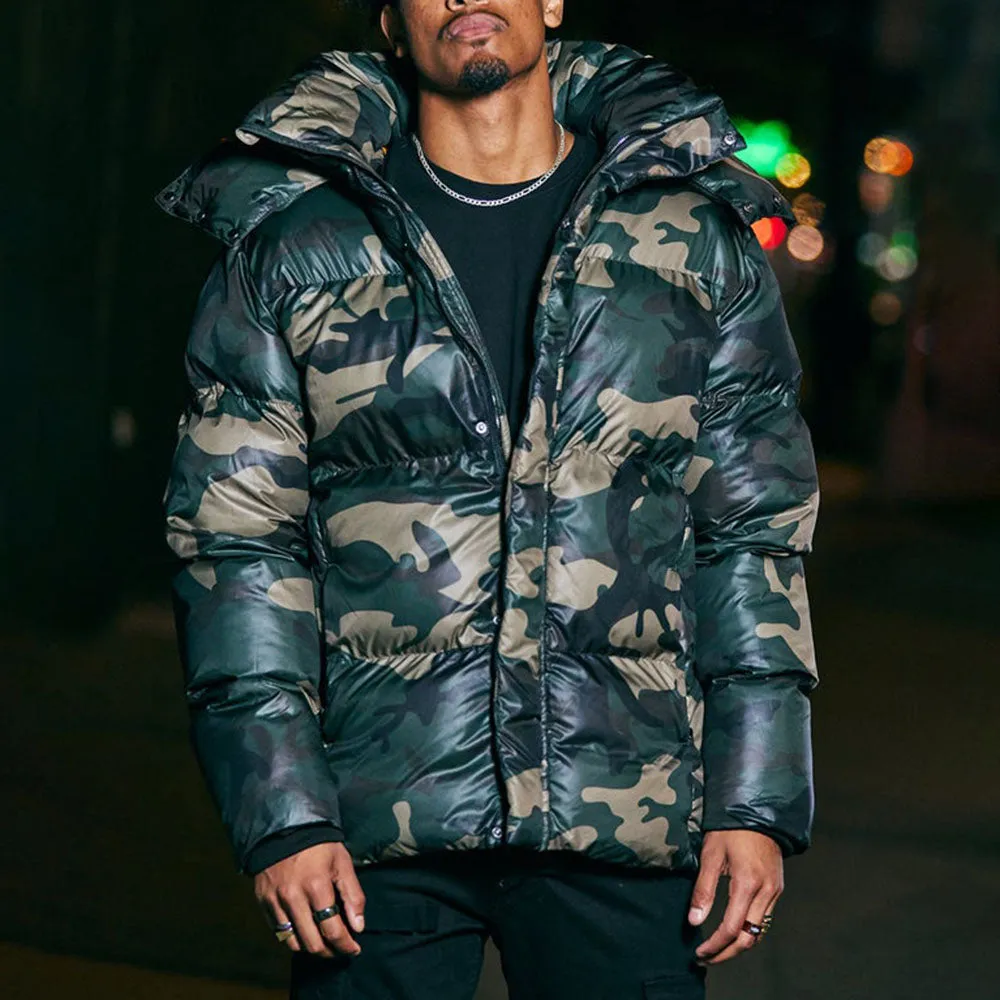 Jordan Craig Astoria Bubble "Camo" Men's Jacket Woodland